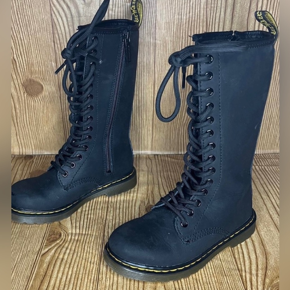Girls dr martens high boots